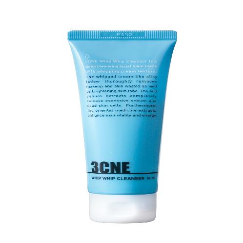 Facial cleanser containing natural plant extracts GENESIS 3CNE WhipWhip Cleanser (60ml, 150ml)